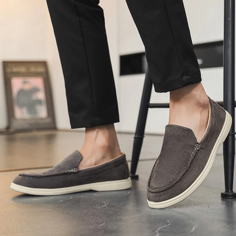 Mocasines de ante Slip On