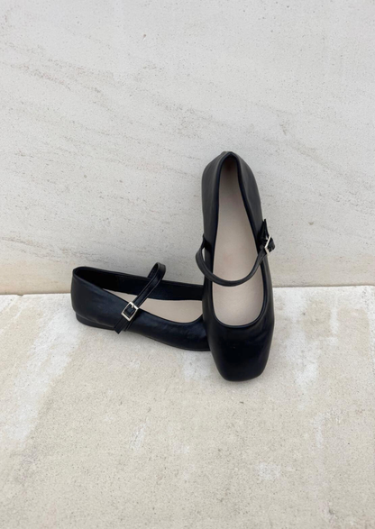 Noa - Bailarina de punta cuadrada con tira en el empeine