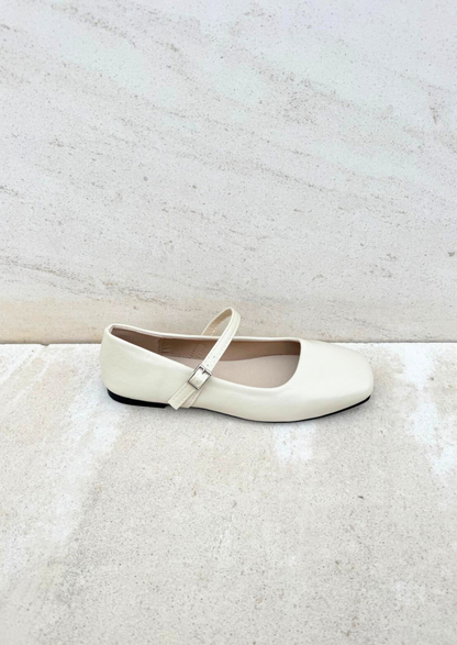 Noa - Bailarina de punta cuadrada con tira en el empeine